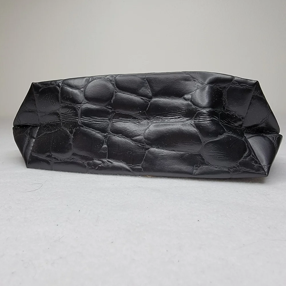 New Estee Lauder Women's Small Accessory Case Black Animal Print w/ Zipper - Picture 8 of 9